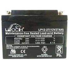 LEOCH 12V 27AH KURU TİP AKÜ