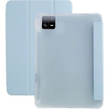 Nettech Xiaomi Mi Pad 6 Uyumlu Premium Smart 360 Kalem Yuvalı Kapaklı Kılıf (Mavi) NT-104368