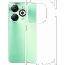 ECR MOBILE Infinix Smart 8 ile Uyumlu Mat Tpu Arka Kaplama 360