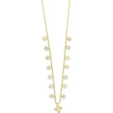 14 Ayar Altın Baget Kolye  -  0183056