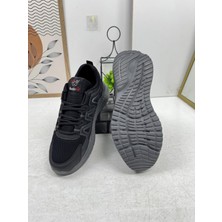 Nstil Günlük Erkek Sneaker Fileli Bağcıklı Tırtık Kalın Taban Bilek Destek Dikiş Hafif Spor Ayakkabı 4281