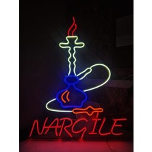 Çizgi Neon Cizgineon Nargile Işıklı Neon LED Duvar Dekarasyon
