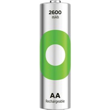 GP AA 2600 mAh Şarjlı Kalem Pil 2'li Paket GP270AAHCEMTR