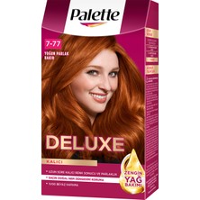 Palette Deluxe Kalıcı Renkler 7-77 Yoğun Parlak Bakır Saç Boyası