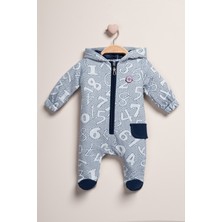 Baby Fou Fermuarlı Rakam Baskılı Tulum