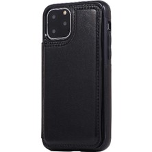 Manyi Market Kart Tutucu Kickstand ile IPhone 11 Pro Max Pu Deri Için Cüzdan Kılıf (Yurt Dışından)