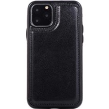 Manyi Market Kart Tutucu Kickstand ile IPhone 11 Pro Max Pu Deri Için Cüzdan Kılıf (Yurt Dışından)