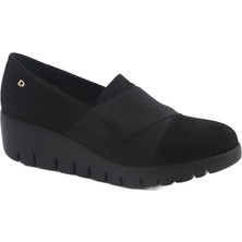Donna Serena Kadın Sneaker ( Günlük) 952565DS Donna Serena 2565 Ds Camoscio Nero