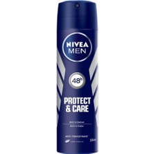 Nivea Deo Men Protect&care 150 ml 48H %0 Alkol Anti-Iritasyon