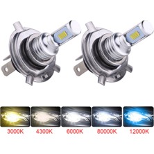 Xiyu Shop H9 Stili 6000K Muxall H4 H7 Led Araba Far Ampülleri Lk Oto Buz Lambası Arabalar Için H1 H3 H11 H13 H Hb3 Hb4 Sis Farları (Yurt Dışından)