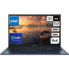 Asus Vivobook 15 I5-1235U 16 GB 256 GB SSD 15.6'' Fhd Freedos Taşınabilir Bilgisayar X1504ZA-NJ1020 Bt2