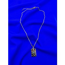 Celeste Shine Tarot Çelik Şans Kolyesi Lazer Işlemeli Göz Detaylı
