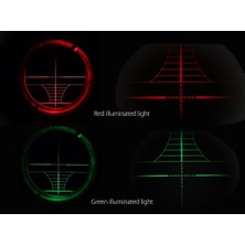 ForWhat Namlu Için Prestijli Kırmızı Yeşil Çift Işık Kaynaklı 3-9X56EG Süfer Dürbün