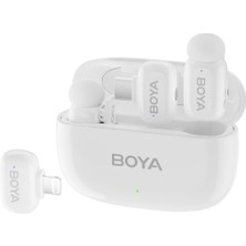 Boya Mini Wireless Yaka Mikrofonu - Beyaz