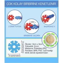 Do Toys Masterflakes Eğitici Kilitli Diskler 200 Parça 5 Renk  Yapı Oyuncak Seti Flakes(Poşetli)