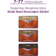 Palette Deluxe Göz Alıcı Renkler 7-77 Yoğun Bakır Saç Boyası