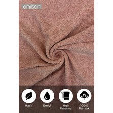 Anılsan 2'li  El ve Yüz Havlusu Seti - 50 x 80 - 30 x 50  cm ,  Pamuk, Spa ve Otel Havlusu