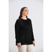 Wearon Taşlı Uzun Kollu Bluz