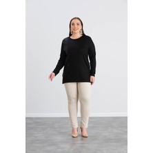 Wearon Taşlı Uzun Kollu Bluz