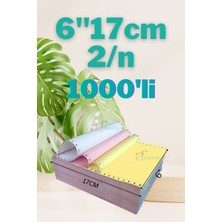 Sürekli Form 6''X17CM 2/n Baskısız Kantar Fişi 1000'LI Renkli 6 Inç 17 cm 2 Nühsa