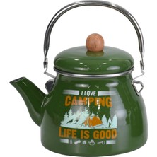 Pr Home Camping Emaye Demlik Kettle Büyük 2.1 Lt