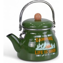 Pr Home Camping Emaye Demlik Kettle Büyük 2.1 Lt