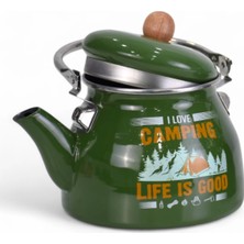 Pr Home Camping Emaye Demlik Kettle Büyük 2.1 Lt