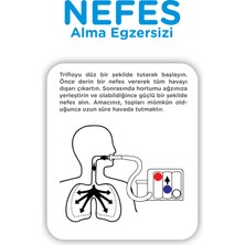 Flexy Medical Triflo Solunum Egzersiz Cihazı 2 Adet Yüksek Kalite Nefes Egzersiz Aparatı