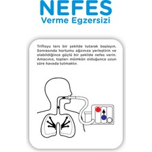 Flexy Medical Triflo Solunum Egzersiz Cihazı 2 Adet Yüksek Kalite Nefes Egzersiz Aparatı