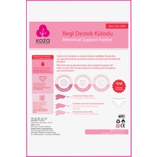 Siyah Yıkanabilir Regl Peroid Destek Külodu