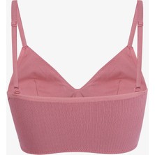 Kadın Fitilli Düğme Detaylı Büstiyer