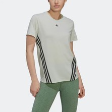 adidas Kadın Traınıcons 3 Strıpes T-Shirt Rahat Kullanım ve Şık Tasarım ile Outdoor Giyim
