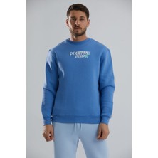 Autopsy Jeans Baskılı Içi Polarlı Unisex Bisiklet Yaka Sweatshirt