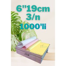 Sürekli Form 6''X19CM 3/n Baskısız Kantar Fişi 1000'LI Renkli 6 Inç 19 cm 3 Nühsa