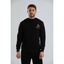 Autopsy Jeans Baskılı Relax Fit Bisiklet Yaka Unisex Sweatshirt