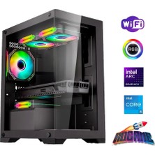 Rogame I5 14400F 32GB Ddr4 1tb M2 12GB Arc B580 Oyun Bilgisayarı
