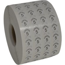 Gençler Etiketleme Makinesi Kontrol Etiket 5 No (5 Rulo 50.000 Adet)