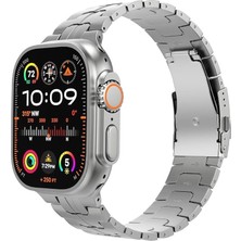 Haino Teko Watch Ultra 2 Amoled Ekran Waterproof 3 Kordonlu Akıllı Saat Titanyum Gümüş