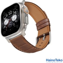 Haino Teko Watch Ultra 2 Amoled Ekran Waterproof 3 Kordonlu Akıllı Saat Titanyum Gümüş