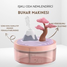 Ağaç Model Hava Nemlendirici Buhar Makinesi ve Aroma Difüzörü 320ML. Kapasiteli Buhar Makinesi Oda