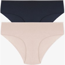 Koza İç Giyim 2’li Lazer Kesim Dikişsiz Basic Iz Yapmaz Külot