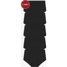 Kadın 5'li Fitilli Curve Büyük Beden Battal Ekstra Yüksek Bel Külot