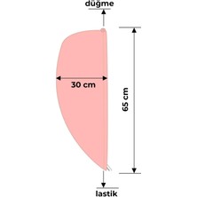 Düğme Lastikli Saç Havlusu, Saç Bonesi, Makyaj Bonesi, Yüz Bakım Havlusu, Banyo Sonrası Saç Kurutma