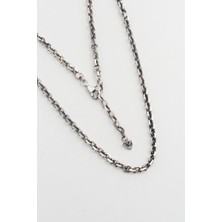 So CHIC Lord 64 Cm Oksitli Gümüş Erkek Kolye