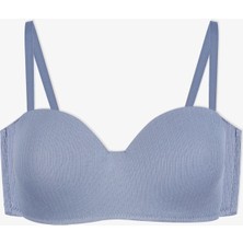 Kadın Dolgusuz Pamuklu Fitilli Straplez Sütyen