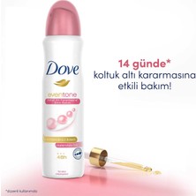 Dove Kadın Sprey Deodorant Even Tone Koltuk Altı Kararmasına Etkin Bakım 150 Ml X3