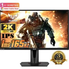 ASUS Tuf Gaming VG27AQZ 27 inç 165Hz 1ms WQHD Adaptive Sync IPS Gaming Monitör