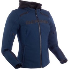 Bering Lady Elite Korumalı Motosiklet Bayan Montu - Mavi