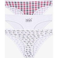 Koza İç Giyim Kadın 6'lı Pamuklu Basic Külot