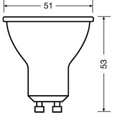 Osram 6,9 W Sarı Işık GU10 Led Spot Ampul